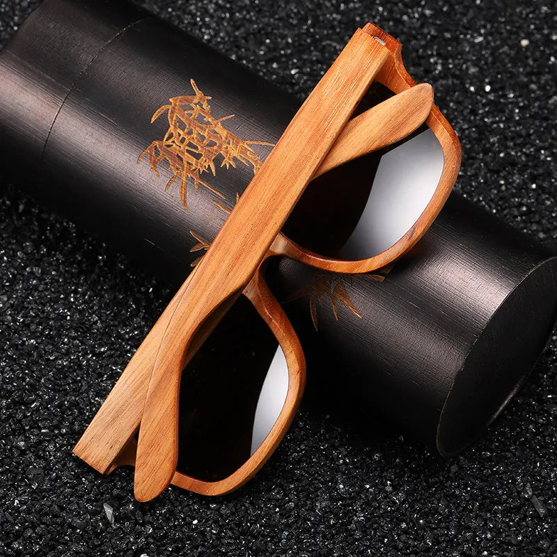 Polarized Bamboo Wood Sunglasses