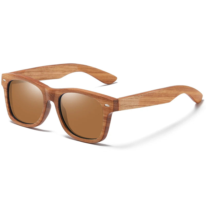 Polarized Bamboo Wood Sunglasses