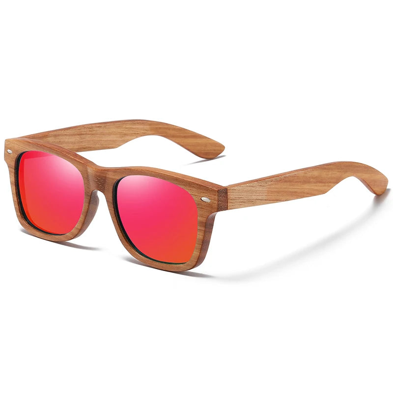 Polarized Bamboo Wood Sunglasses