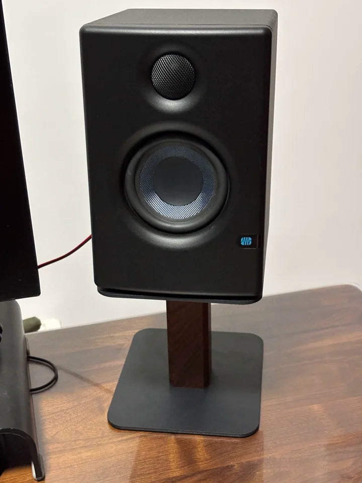 Black Walnut Desktop Speaker Stand