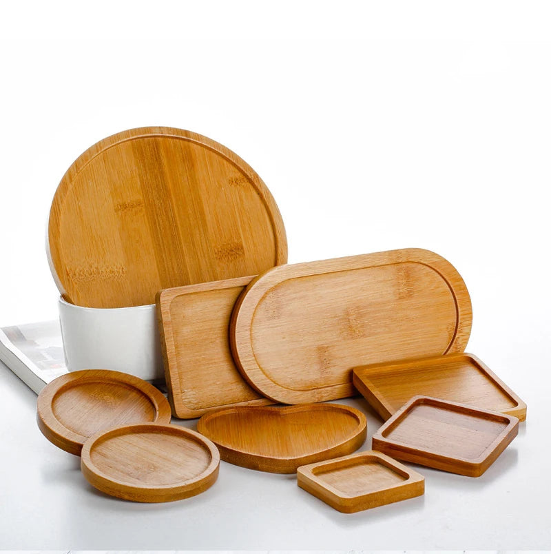 Japanese-style Wooden Serving Trays