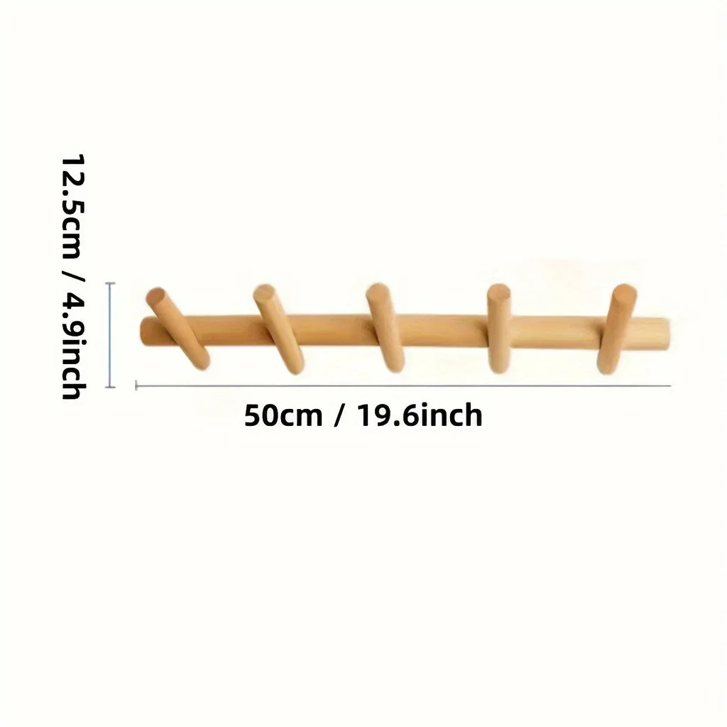 Nordic Solid Wood Wall Hook