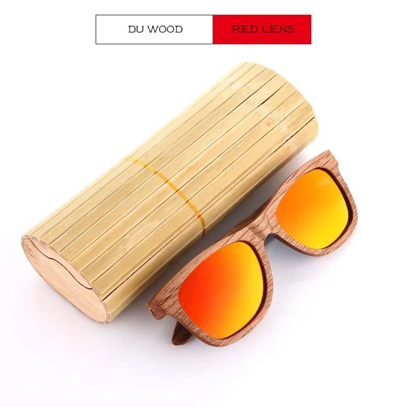 Retro Bamboo Polarized Sunglasses