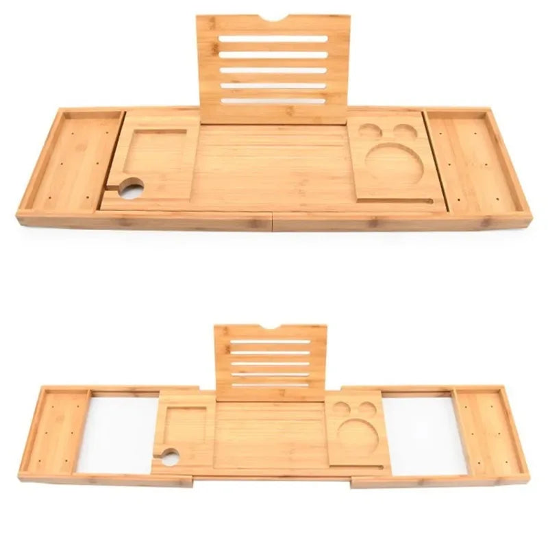 Adjustable Bamboo Bath Caddy