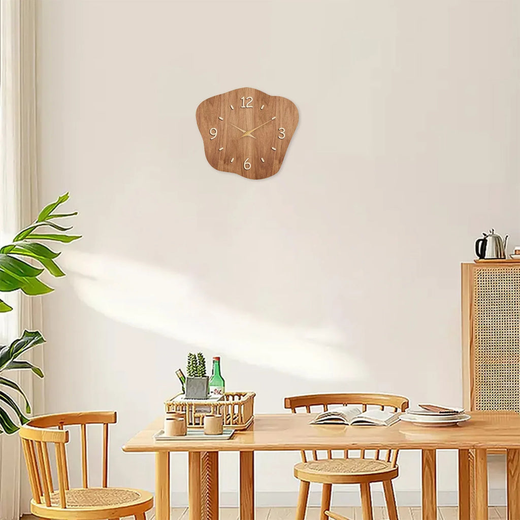 French-Style Vintage Wooden Wall Clock