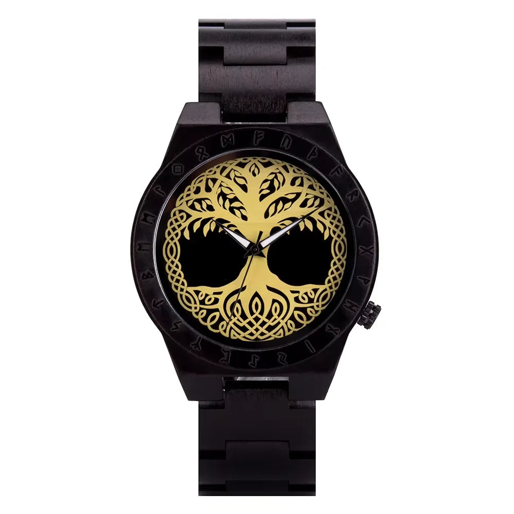 Ebony Compass Wooden Watch - BOBO BIRD