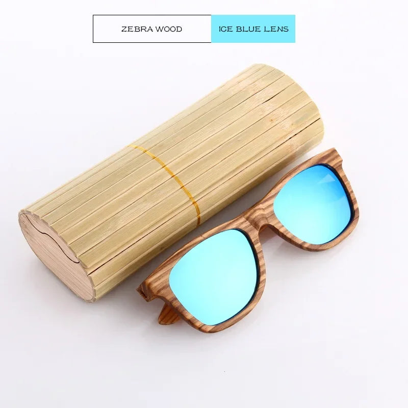Retro Bamboo Polarized Sunglasses