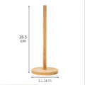 Elegant Bamboo Countertop Paper Holder
