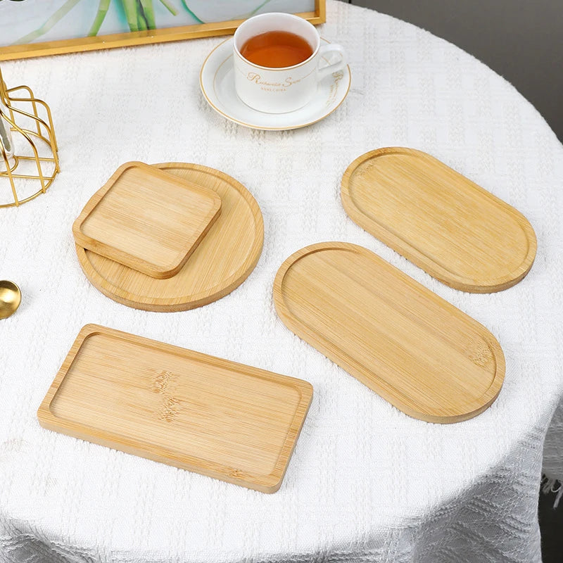 Japanese-style Wooden Serving Trays