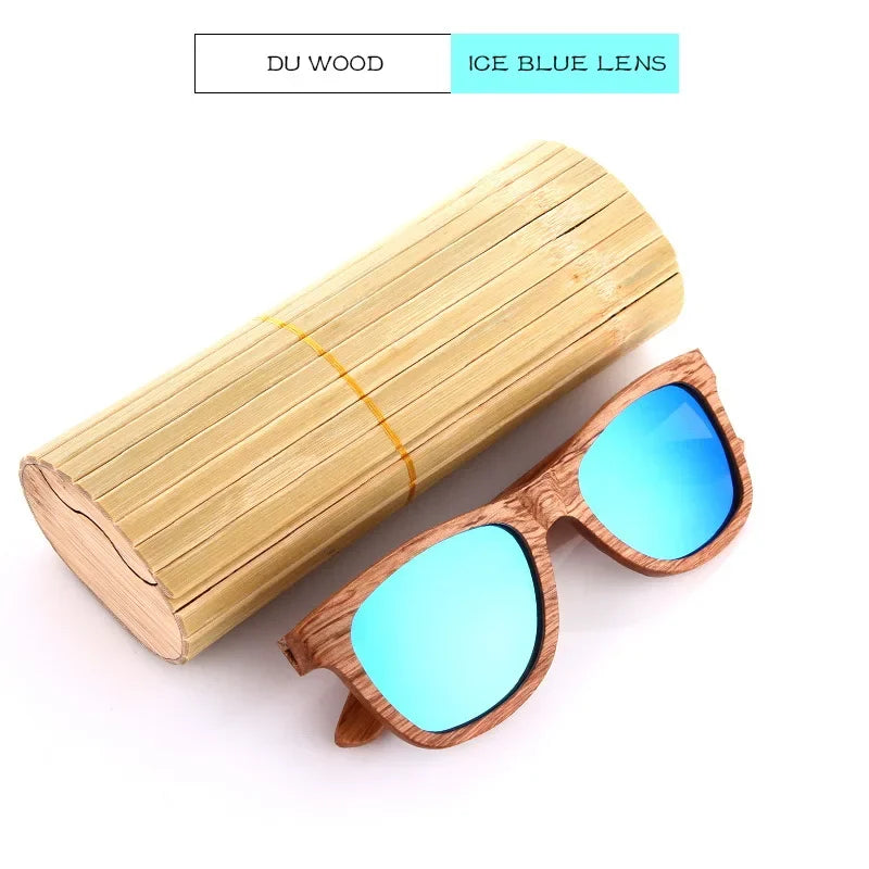 Retro Bamboo Polarized Sunglasses