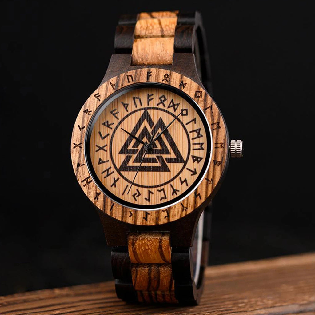 Ebony Compass Wooden Watch - BOBO BIRD
