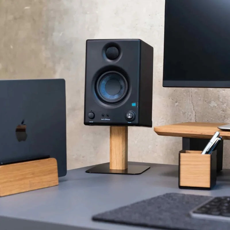 Black Walnut Desktop Speaker Stand