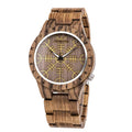 Ebony Compass Wooden Watch - BOBO BIRD