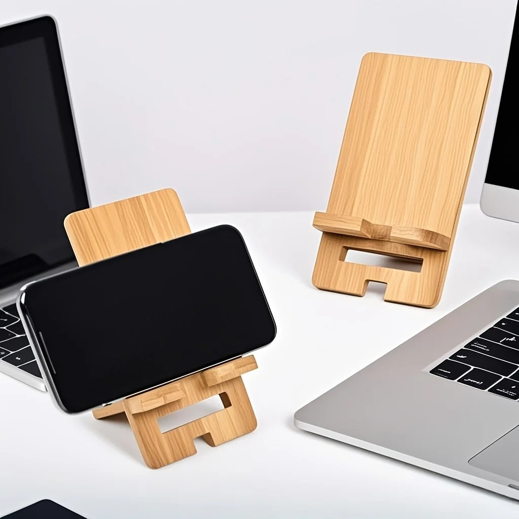 Portable Bamboo Device Stand