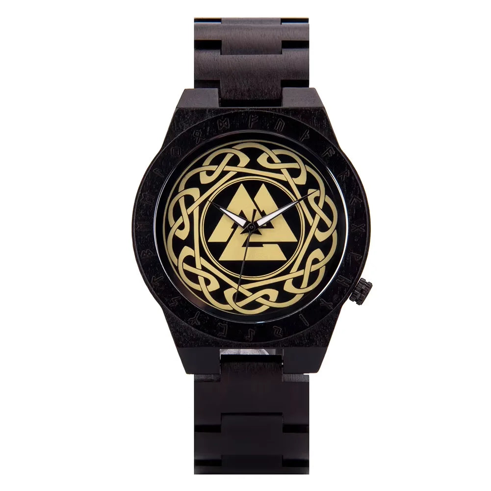 Ebony Compass Wooden Watch - BOBO BIRD