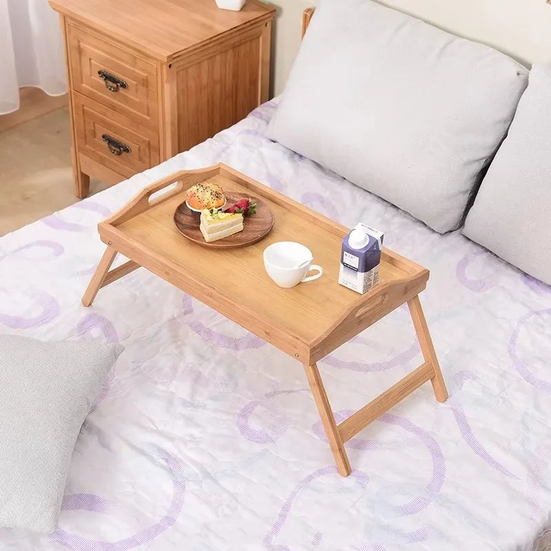 Folding Bamboo Breakfast Tray - 50cm