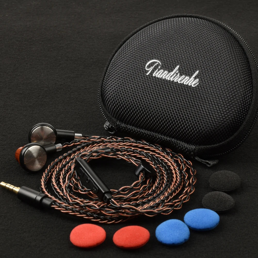 Handcrafted Pearwood MMCX In-Ear Monitors