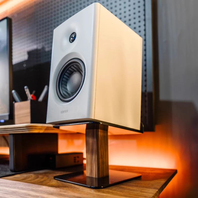 Black Walnut Desktop Speaker Stand