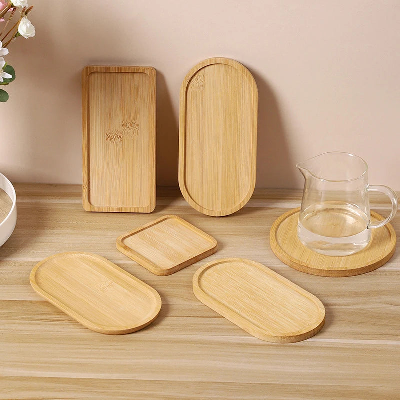 Japanese-style Wooden Serving Trays