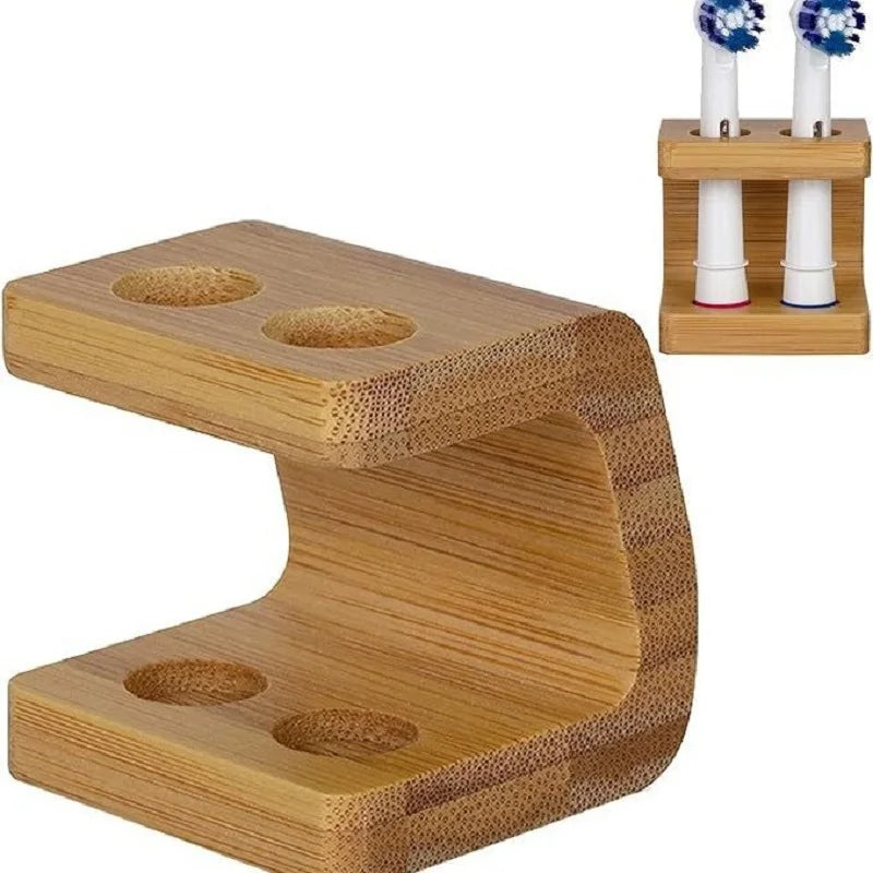 Bamboo Toothbrush Stand