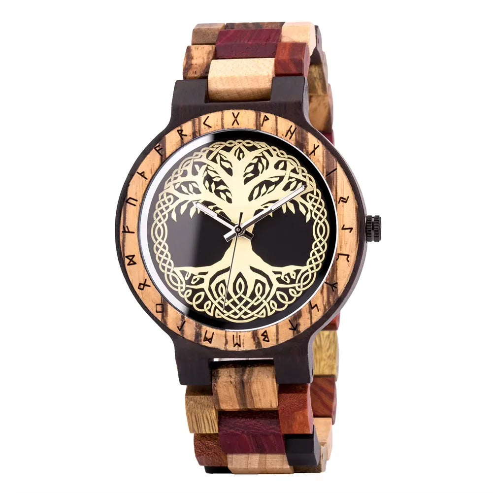 Ebony Compass Wooden Watch - BOBO BIRD