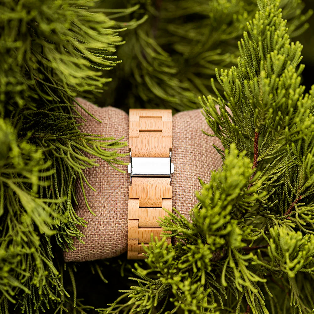 Minimalist Bamboo Quartz Watch - BOBO BIRD