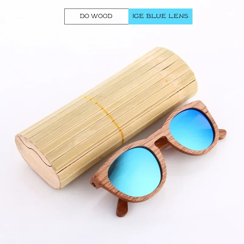 Retro Bamboo Polarized Sunglasses