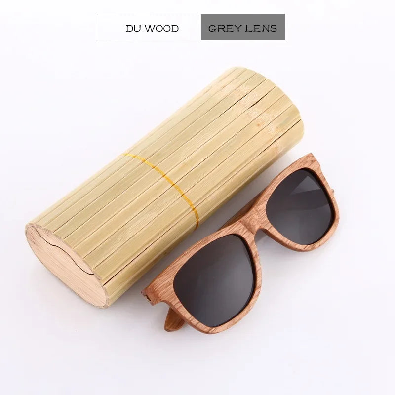 Retro Bamboo Polarized Sunglasses