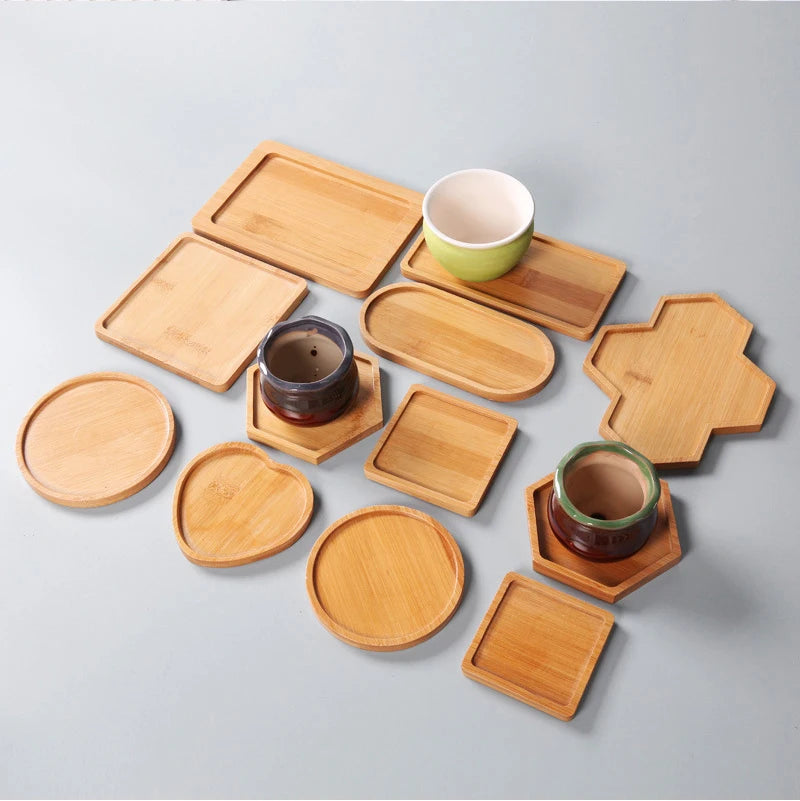 Japanese-style Wooden Serving Trays