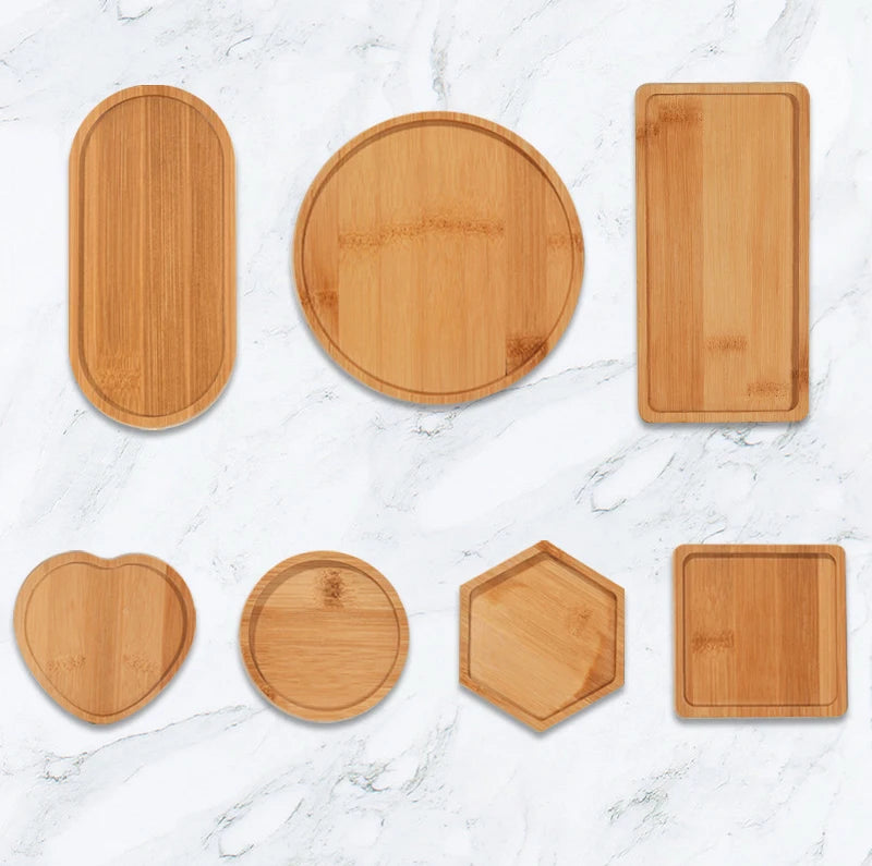 Japanese-style Wooden Serving Trays