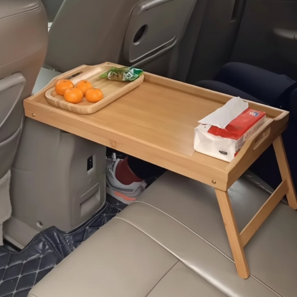 Folding Bamboo Breakfast Tray - 50cm